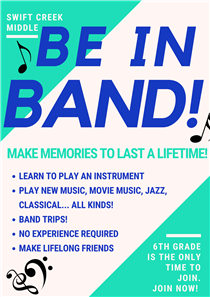 Join Band Today! Join Band Today!